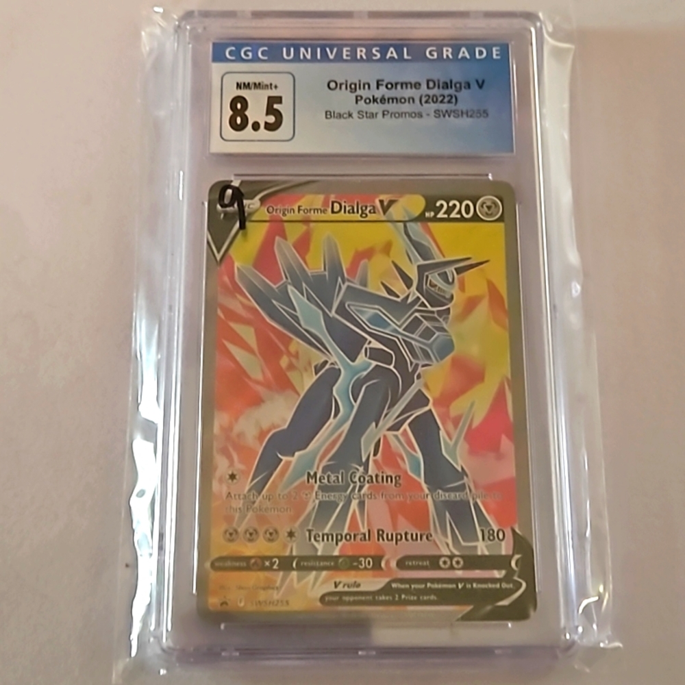 Origin Forme Dialga V Black Star Promo CGC 8.5 NM-MNT